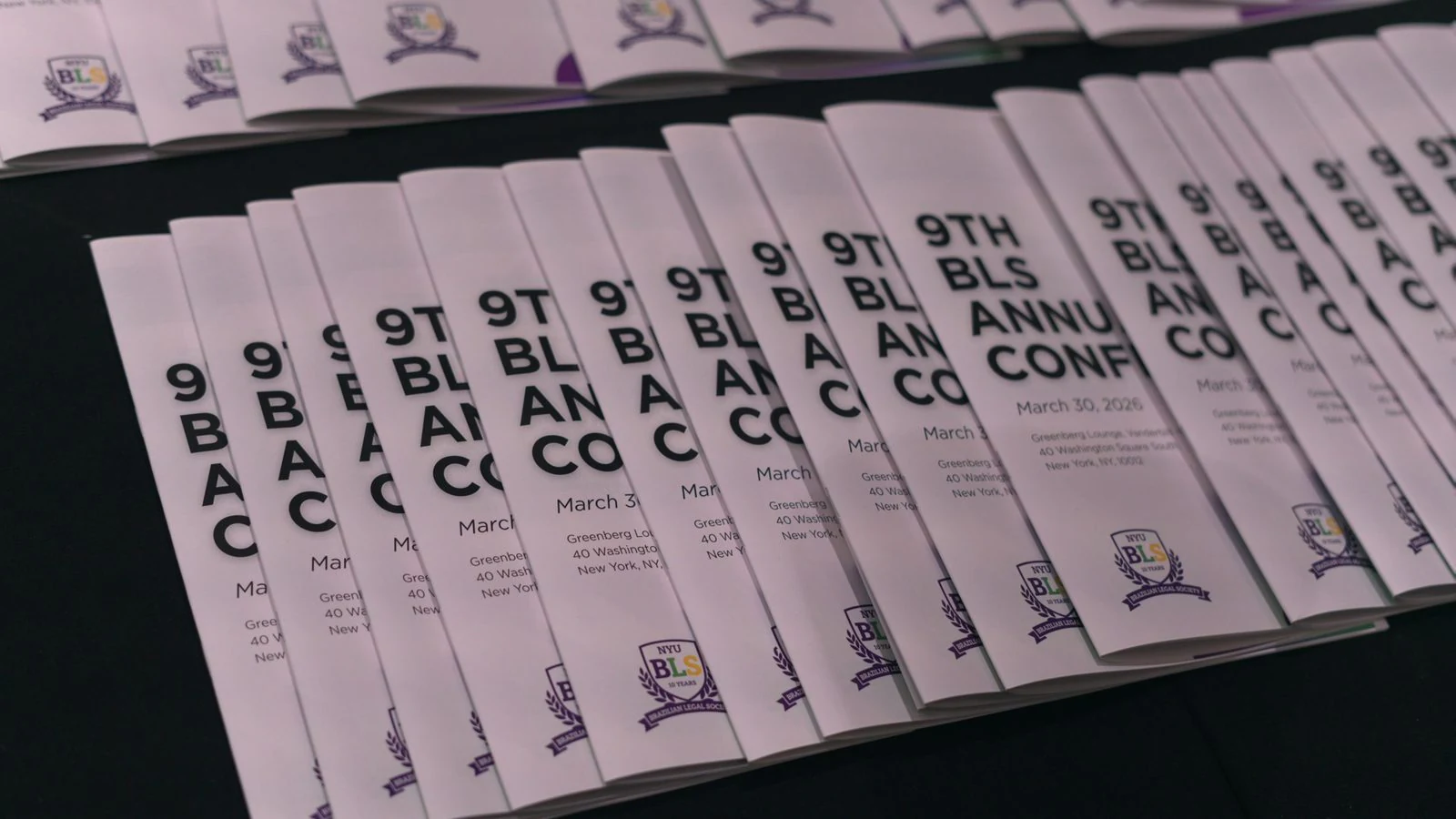 9th BLS Annual Conference: Printed conference programs