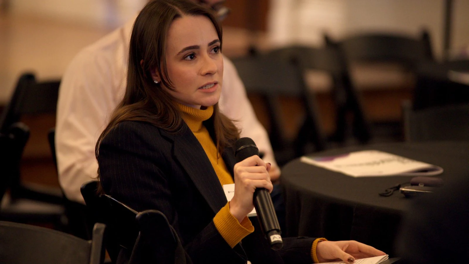 9th BLS Annual Conference: A guest asking a question from the audience